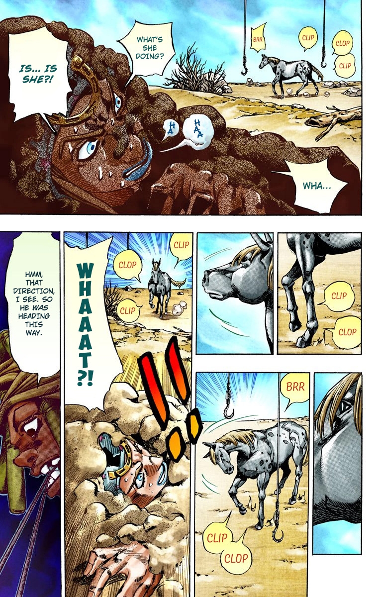JoJo's Bizarre Adventure Steel Ball Run Colored Manga