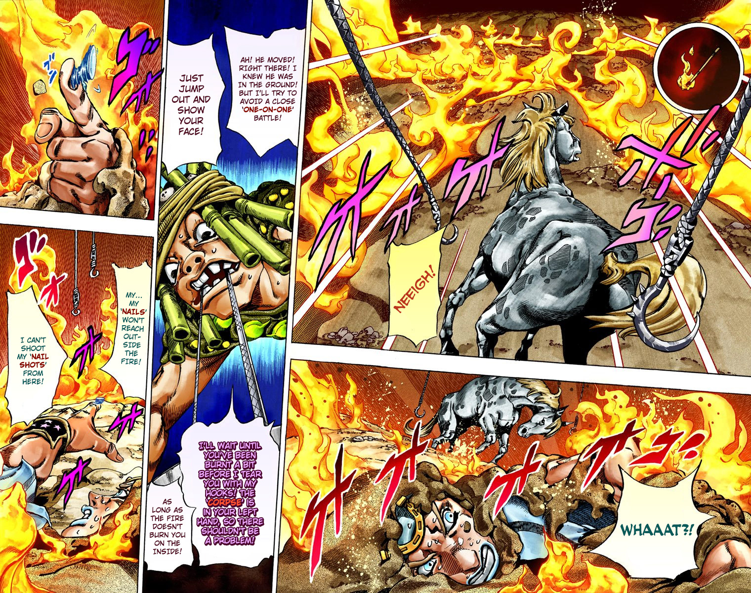 JoJo's Bizarre Adventure Steel Ball Run Colored Manga