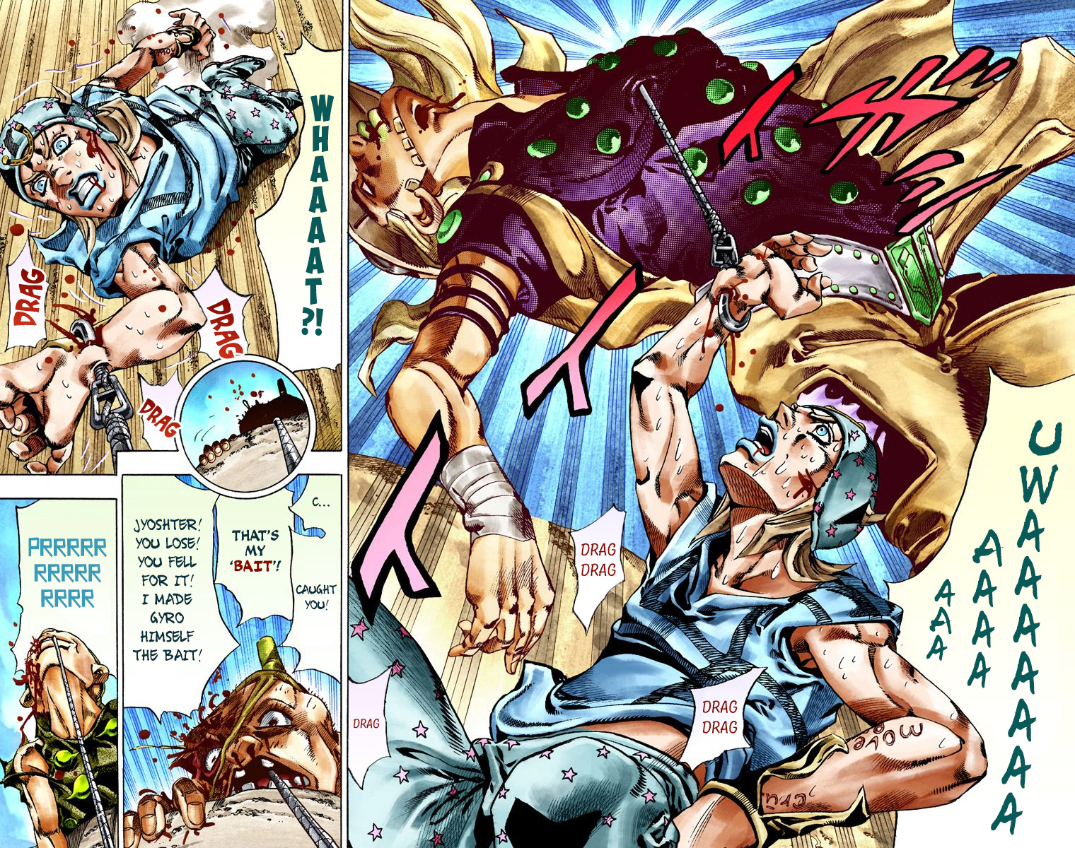 JoJo's Bizarre Adventure Steel Ball Run Colored Manga