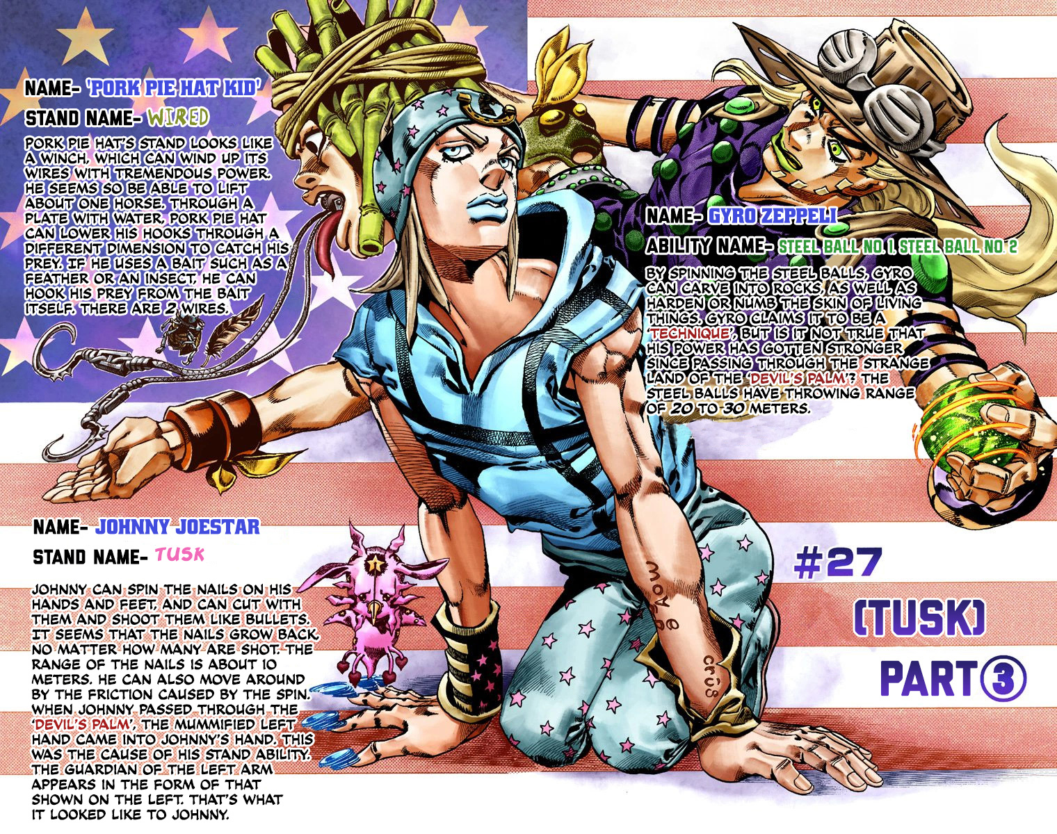 JoJo's Bizarre Adventure Steel Ball Run Colored Manga