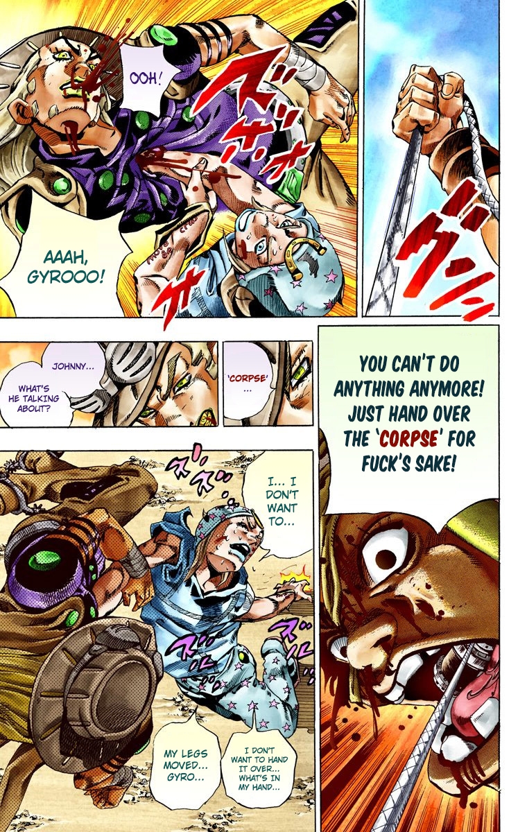 JoJo's Bizarre Adventure Steel Ball Run Colored Manga