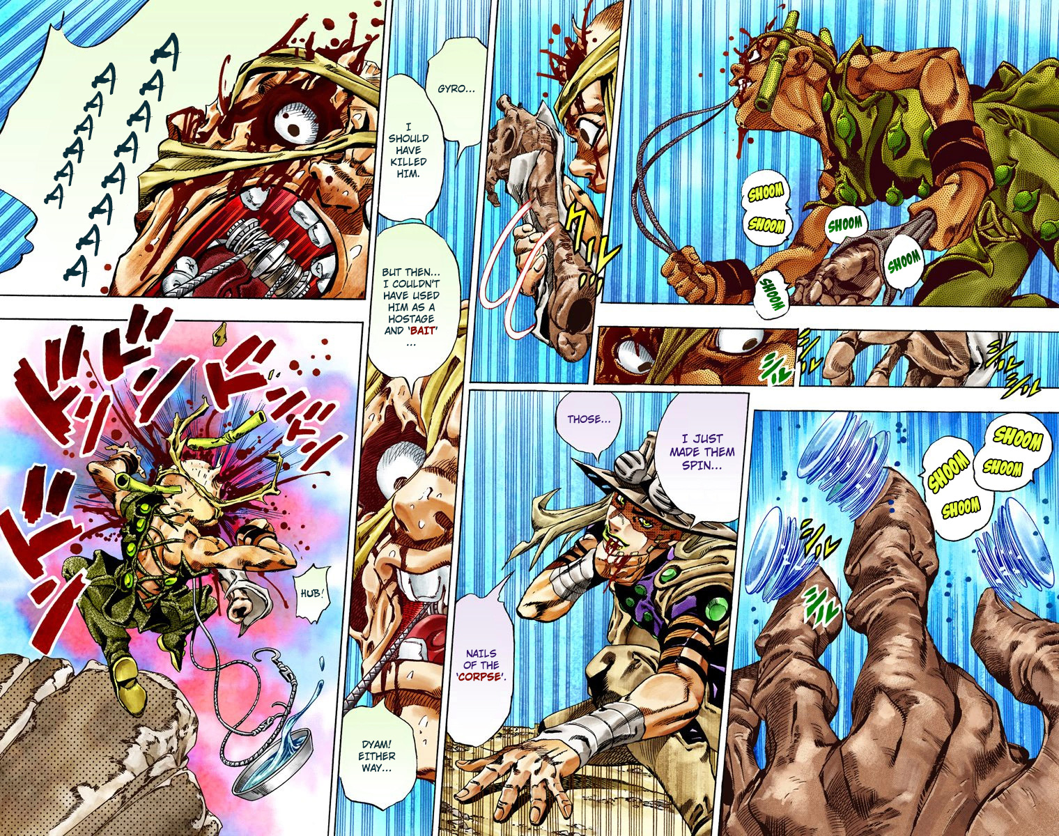 JoJo's Bizarre Adventure Steel Ball Run Colored Manga