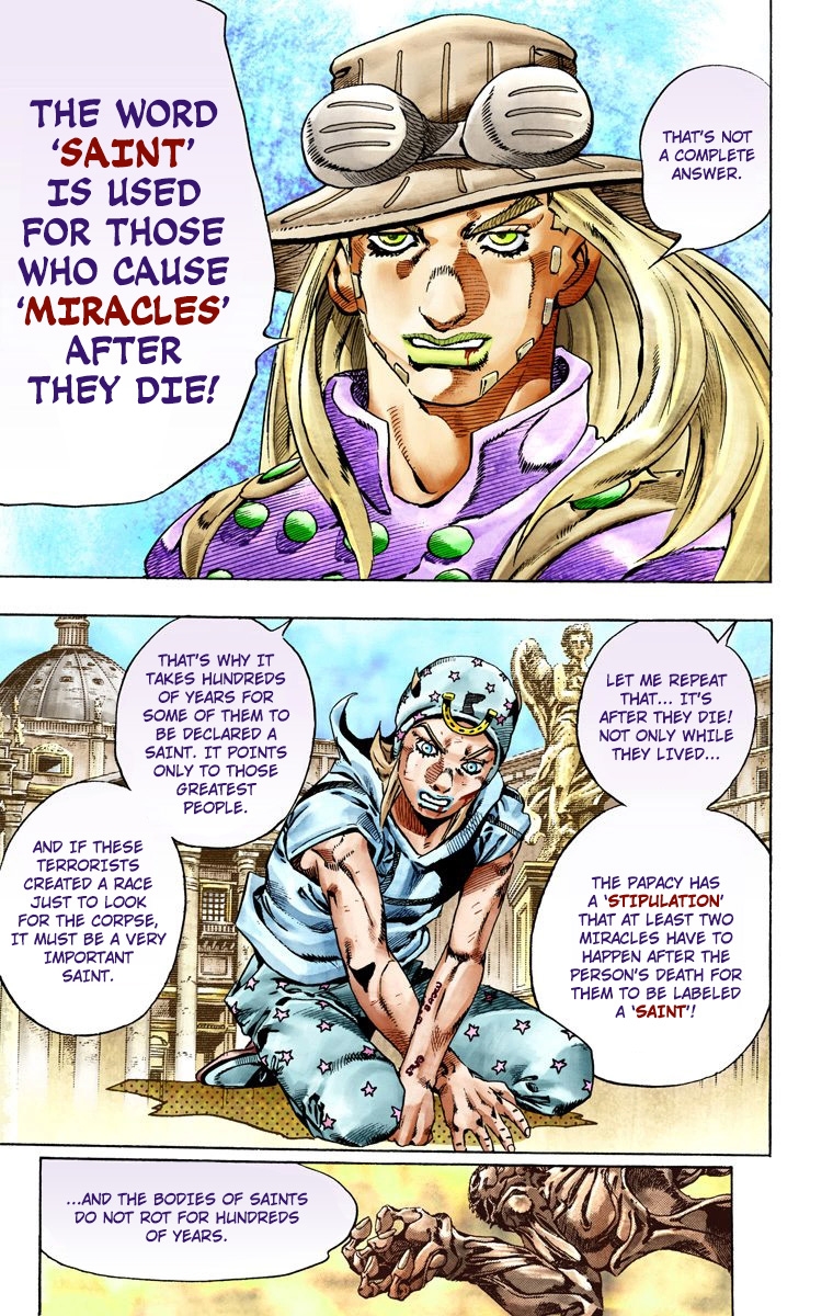JoJo's Bizarre Adventure Steel Ball Run Colored Manga