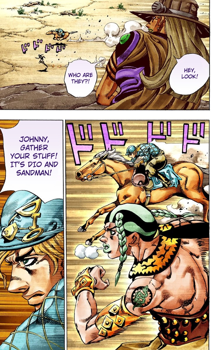 JoJo's Bizarre Adventure Steel Ball Run Colored Manga
