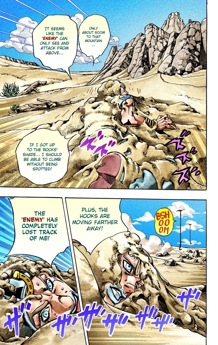 JoJo's Bizarre Adventure Steel Ball Run Colored Manga