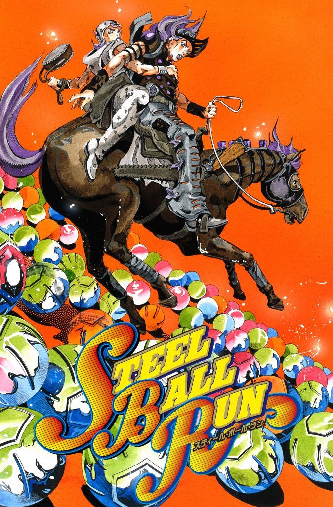 JoJo's Bizarre Adventure Steel Ball Run Colored Manga