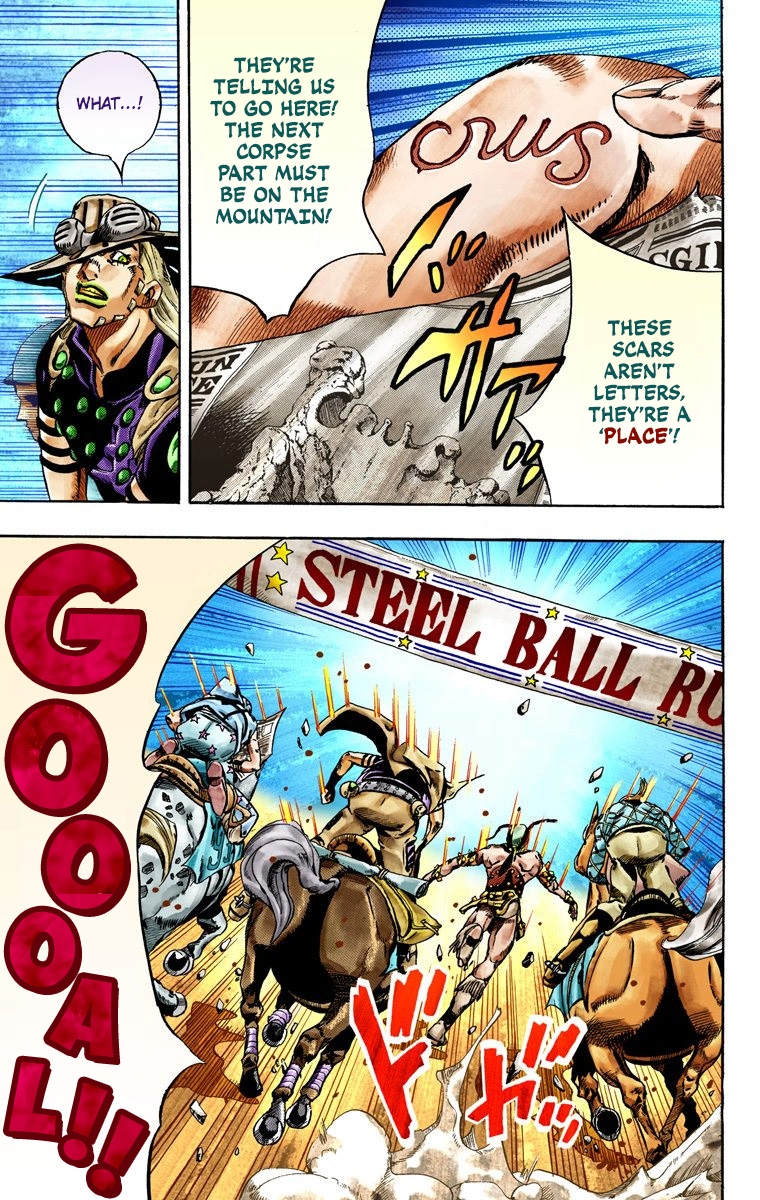 JoJo's Bizarre Adventure Steel Ball Run Colored Manga