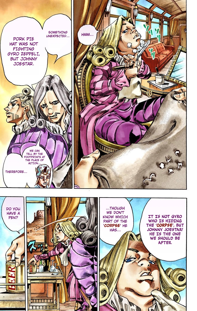 JoJo's Bizarre Adventure Steel Ball Run Colored Manga