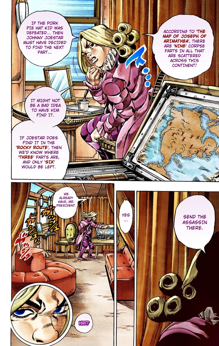 JoJo's Bizarre Adventure Steel Ball Run Colored Manga