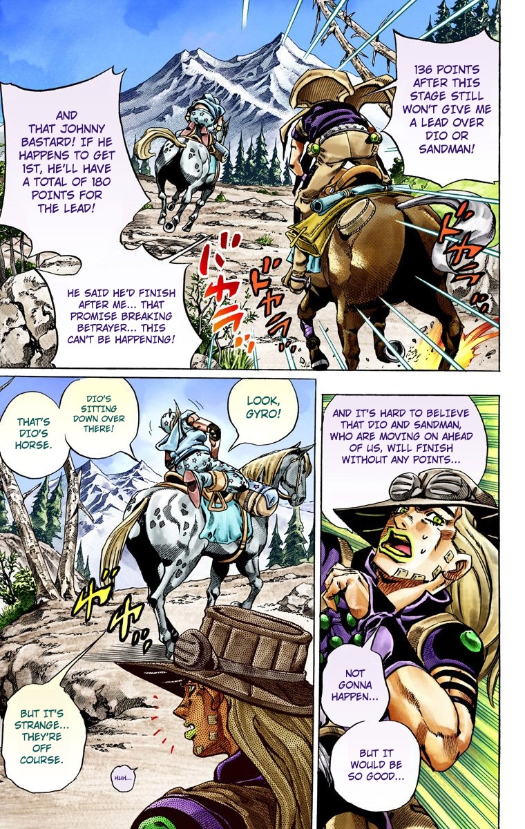 JoJo's Bizarre Adventure Steel Ball Run Colored Manga