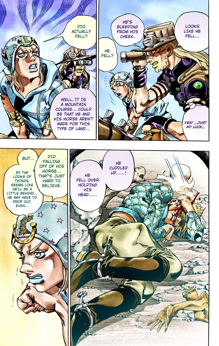 JoJo's Bizarre Adventure Steel Ball Run Colored Manga