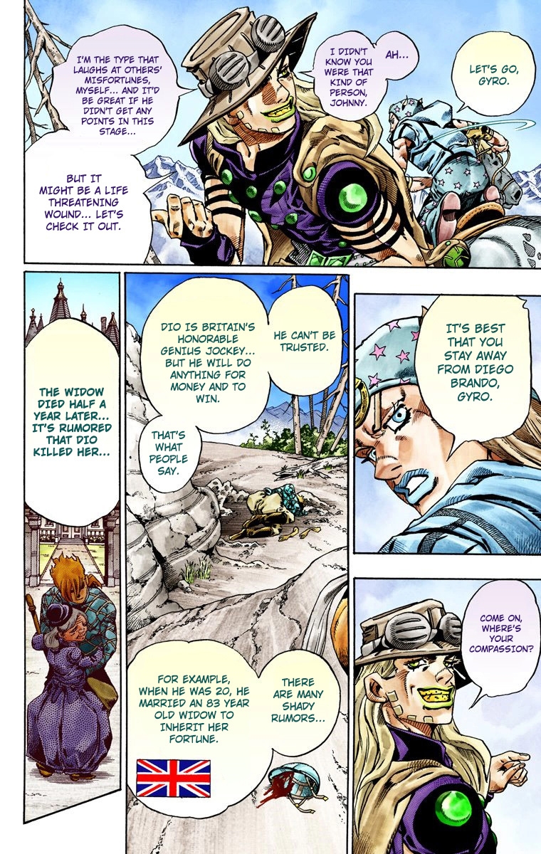 JoJo's Bizarre Adventure Steel Ball Run Colored Manga