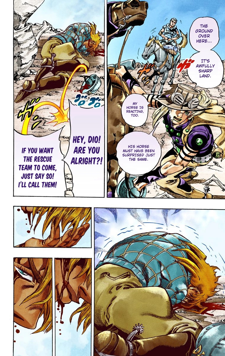 JoJo's Bizarre Adventure Steel Ball Run Colored Manga
