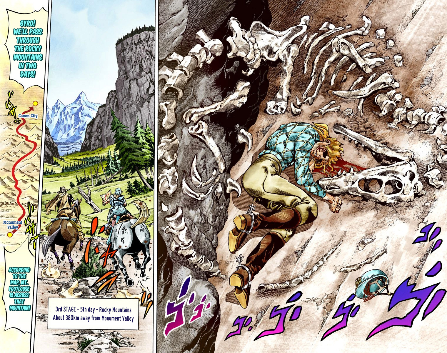 JoJo's Bizarre Adventure Steel Ball Run Colored Manga