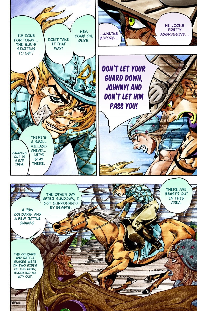 JoJo's Bizarre Adventure Steel Ball Run Colored Manga