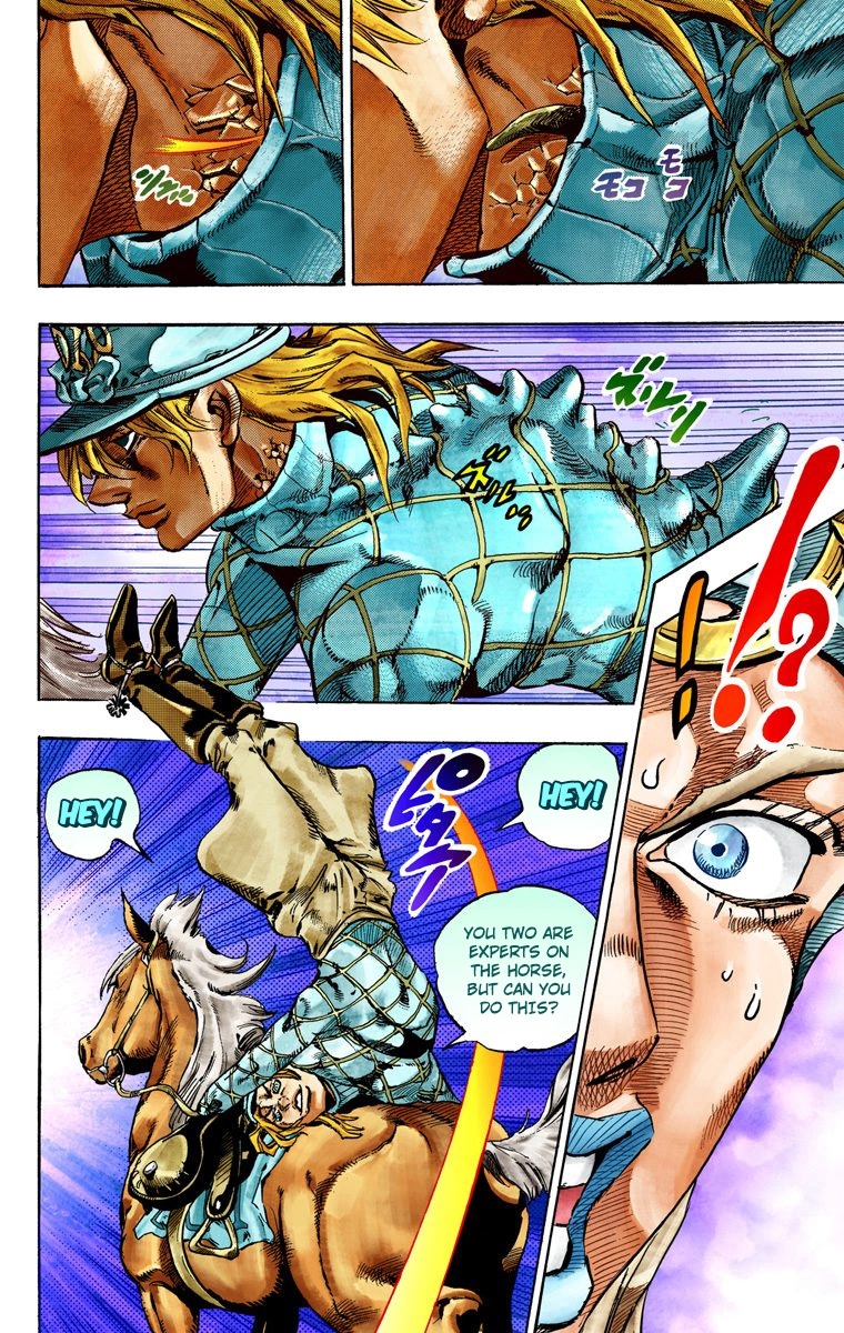 JoJo's Bizarre Adventure Steel Ball Run Colored Manga