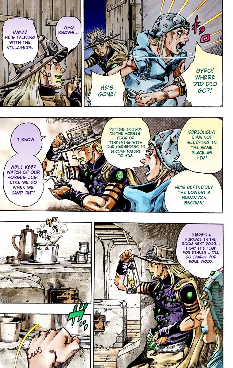 JoJo's Bizarre Adventure Steel Ball Run Colored Manga