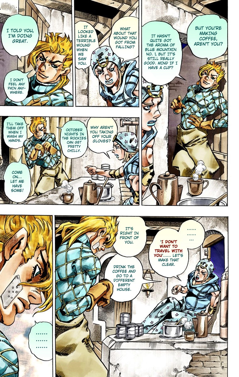 JoJo's Bizarre Adventure Steel Ball Run Colored Manga