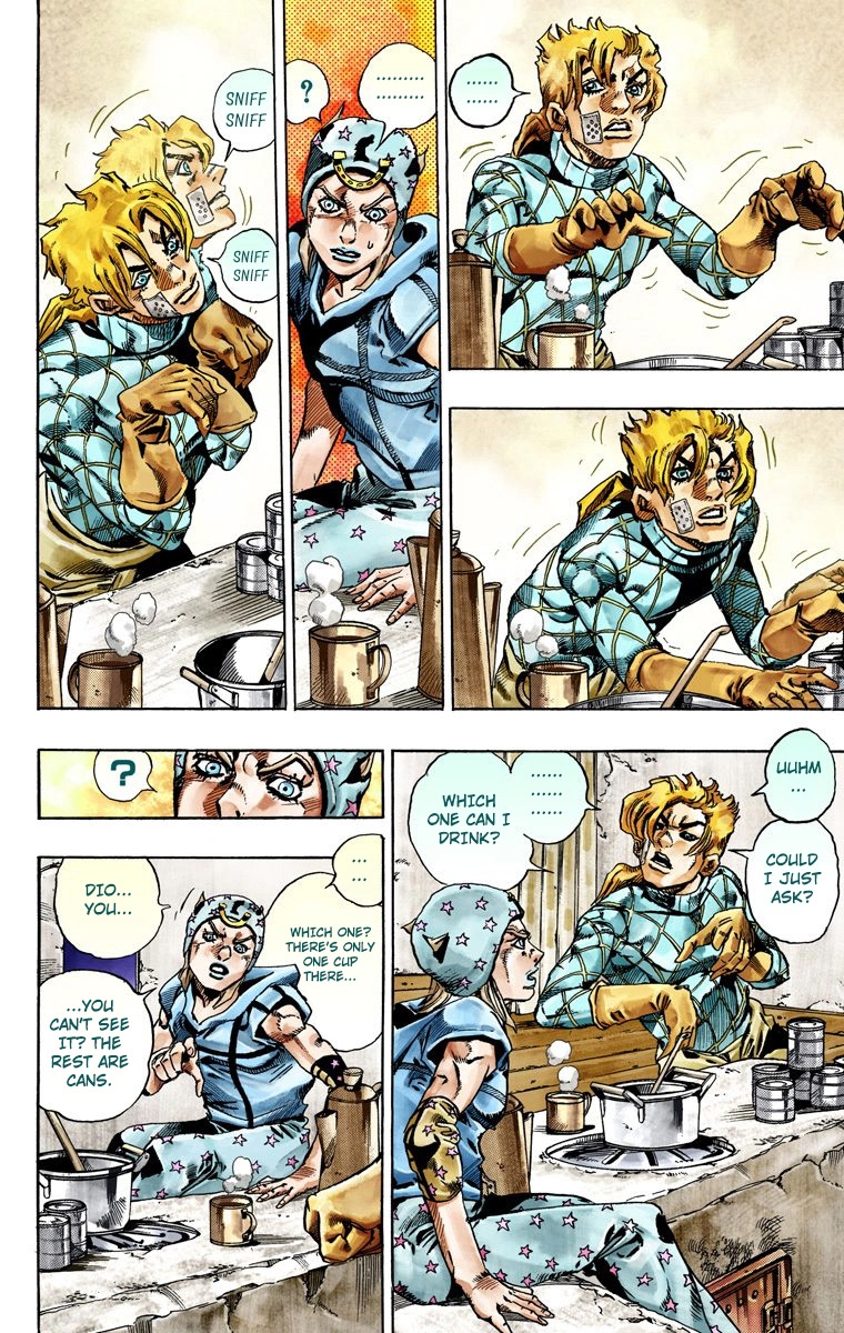 JoJo's Bizarre Adventure Steel Ball Run Colored Manga