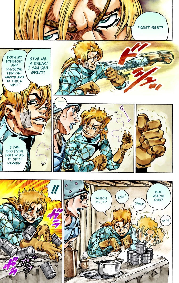 JoJo's Bizarre Adventure Steel Ball Run Colored Manga