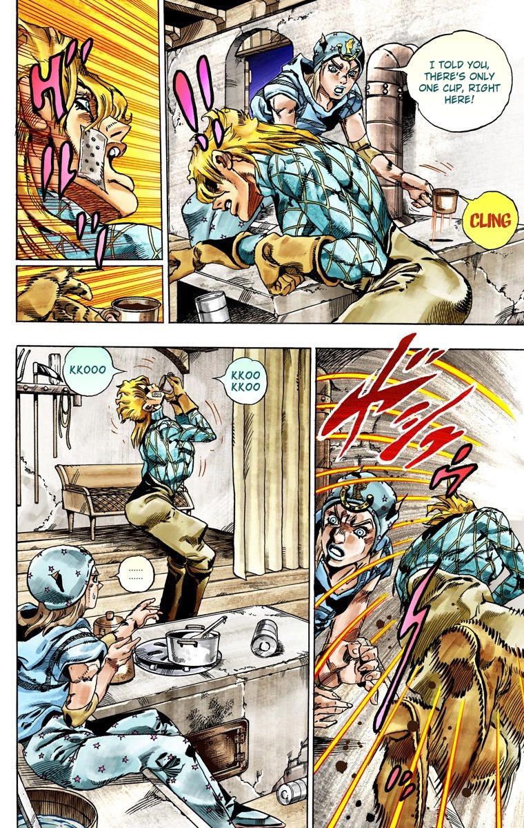 JoJo's Bizarre Adventure Steel Ball Run Colored Manga