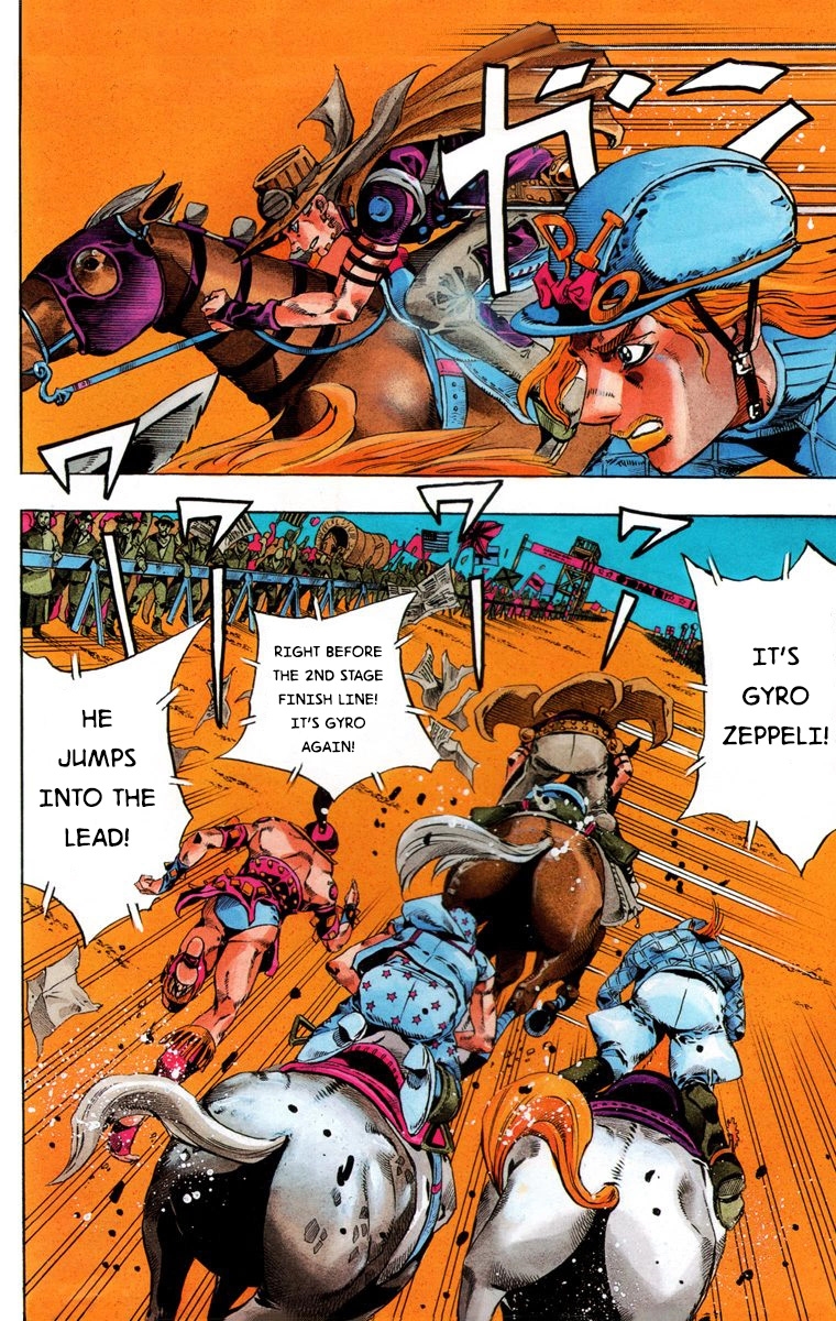 JoJo's Bizarre Adventure Steel Ball Run Colored Manga