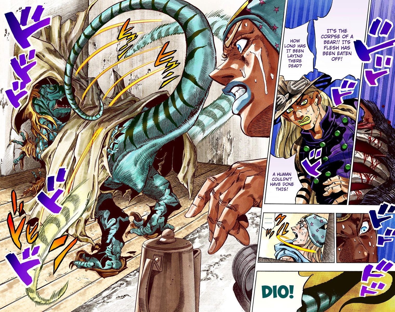 JoJo's Bizarre Adventure Steel Ball Run Colored Manga