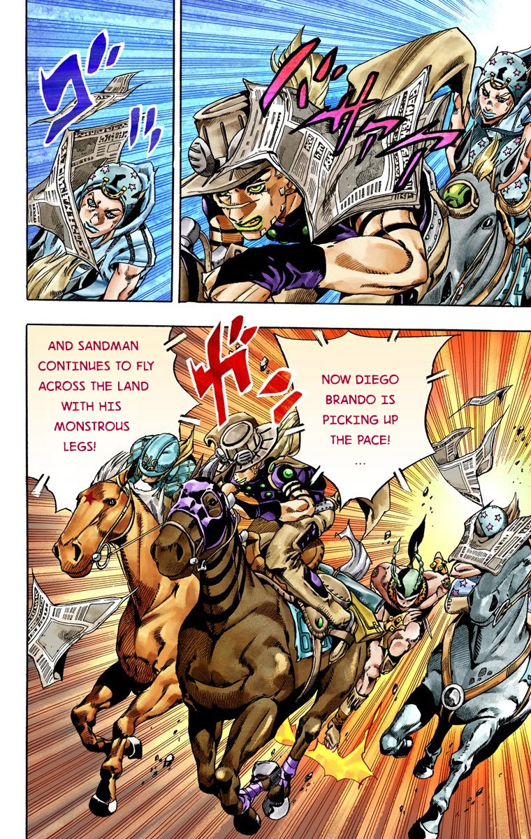 JoJo's Bizarre Adventure Steel Ball Run Colored Manga