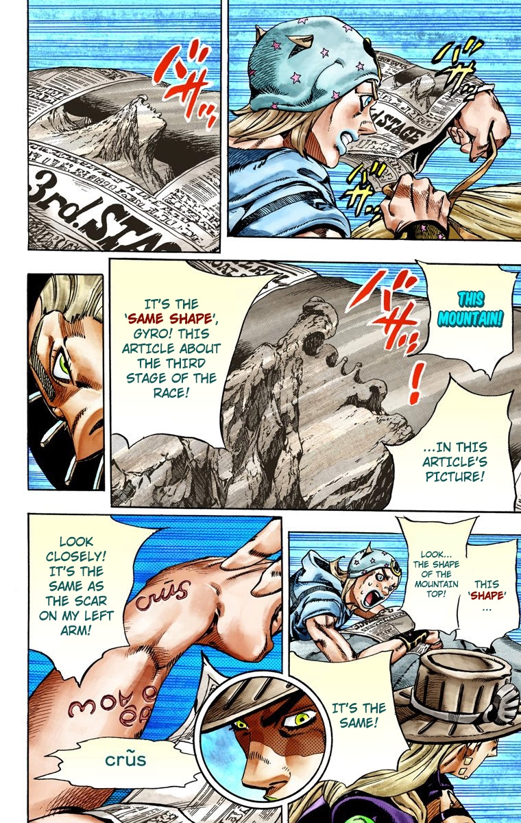 JoJo's Bizarre Adventure Steel Ball Run Colored Manga