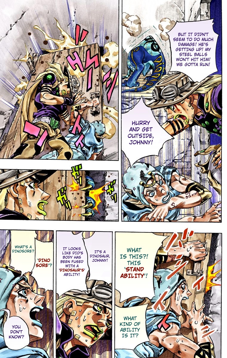 JoJo's Bizarre Adventure Steel Ball Run Colored Manga