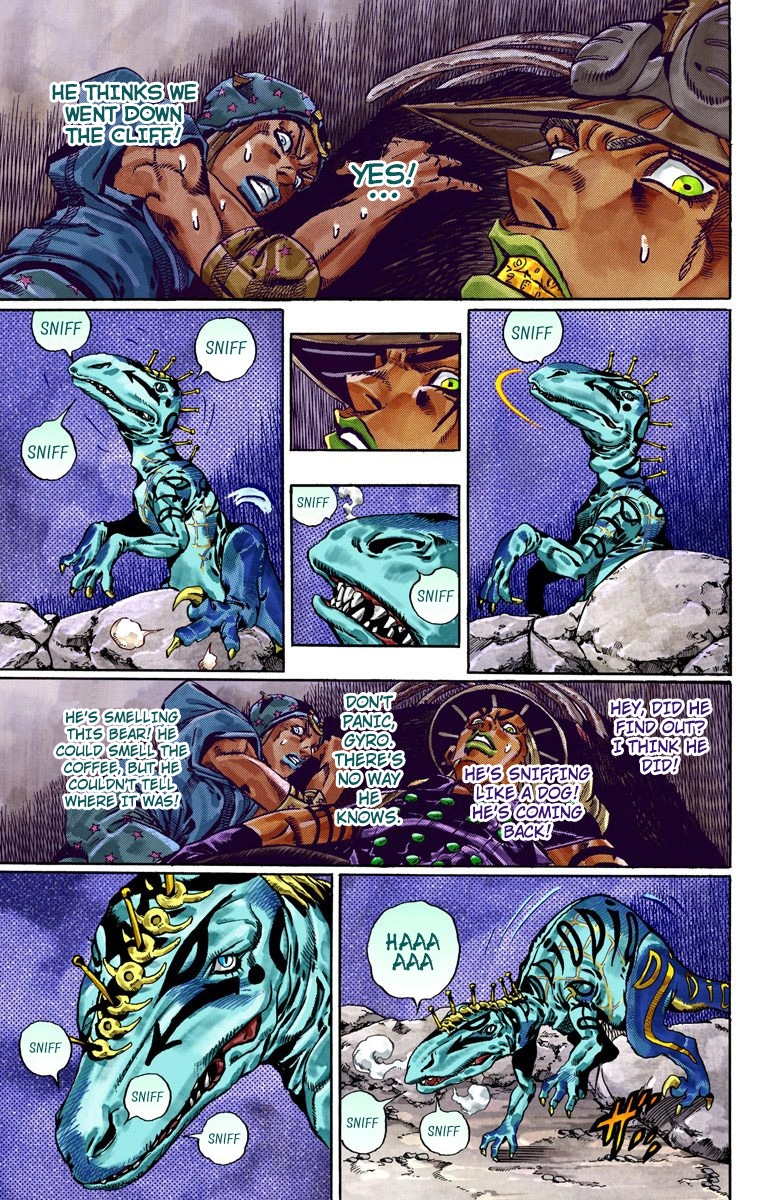 JoJo's Bizarre Adventure Steel Ball Run Colored Manga