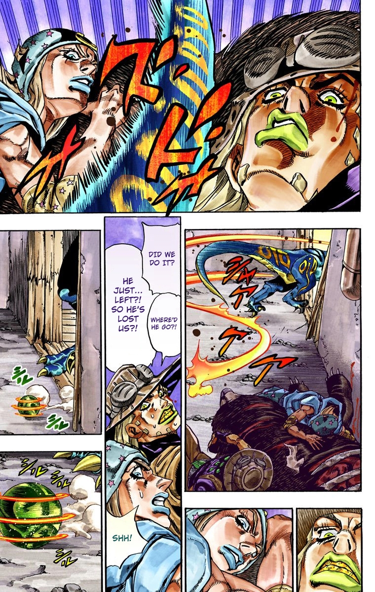JoJo's Bizarre Adventure Steel Ball Run Colored Manga
