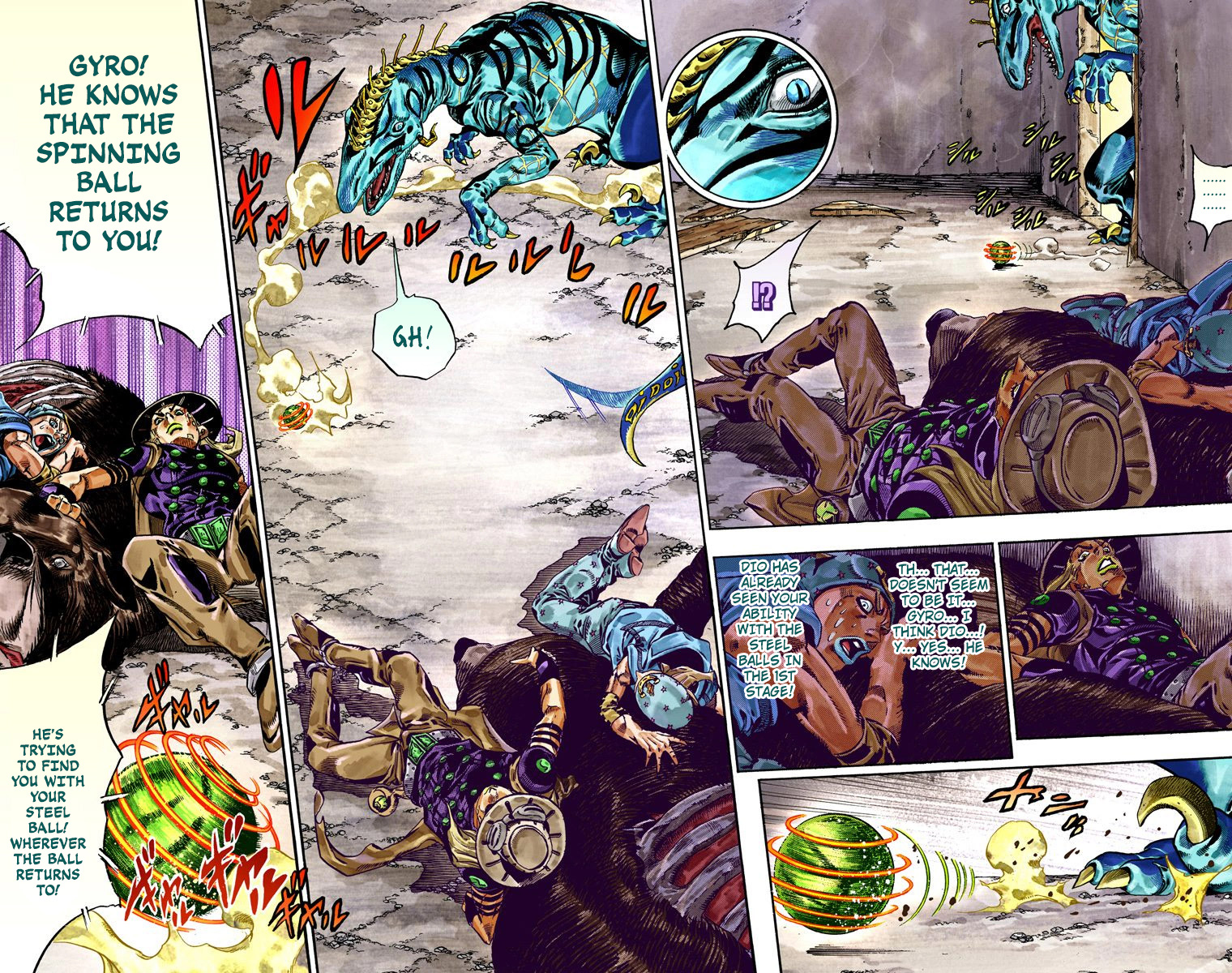 JoJo's Bizarre Adventure Steel Ball Run Colored Manga