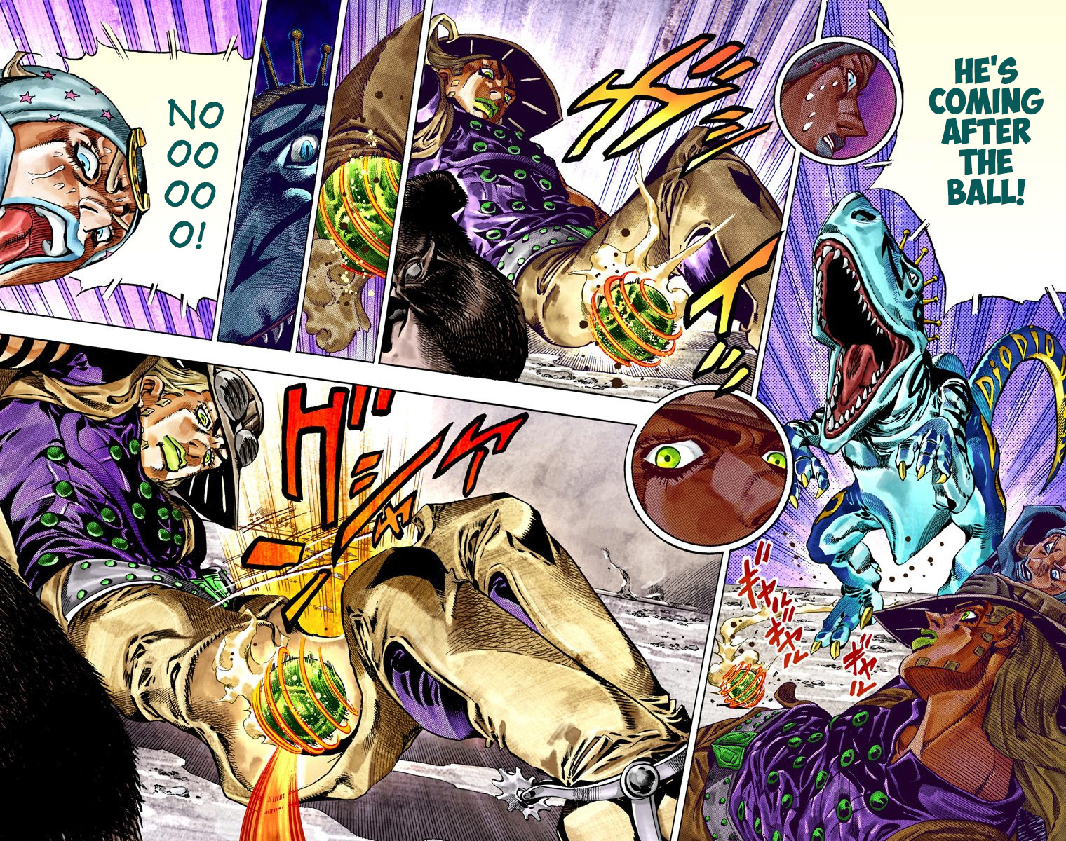 JoJo's Bizarre Adventure Steel Ball Run Colored Manga