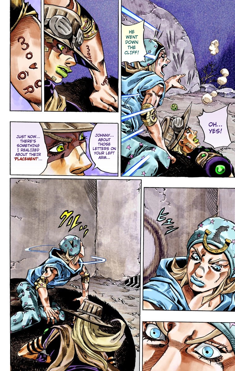 JoJo's Bizarre Adventure Steel Ball Run Colored Manga
