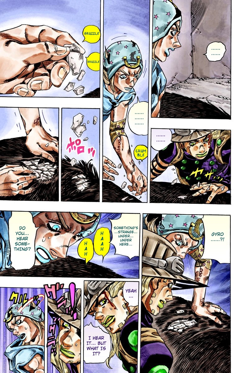 JoJo's Bizarre Adventure Steel Ball Run Colored Manga