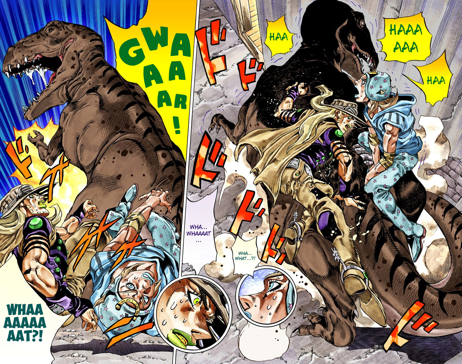 JoJo's Bizarre Adventure Steel Ball Run Colored Manga