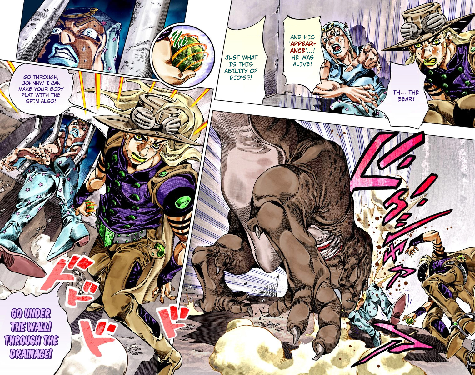 JoJo's Bizarre Adventure Steel Ball Run Colored Manga