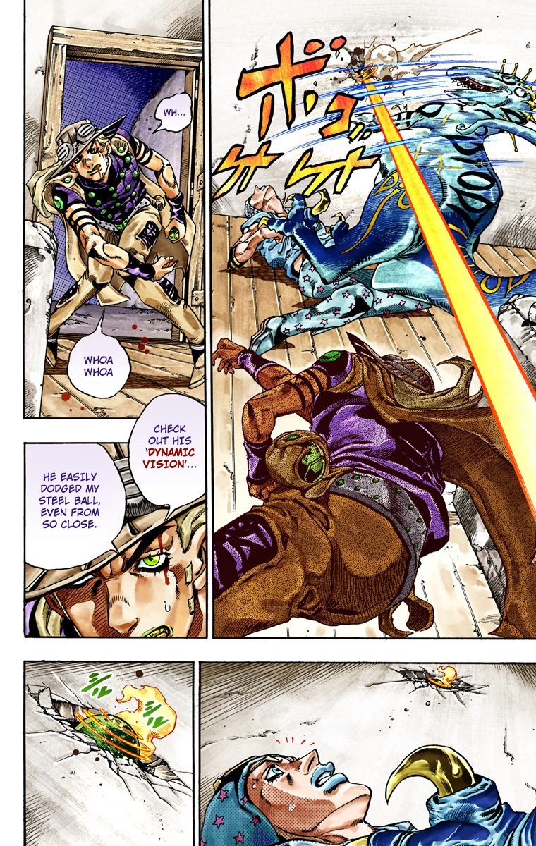 JoJo's Bizarre Adventure Steel Ball Run Colored Manga