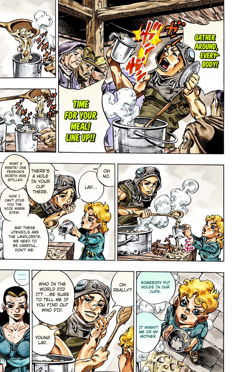 JoJo's Bizarre Adventure Steel Ball Run Colored Manga