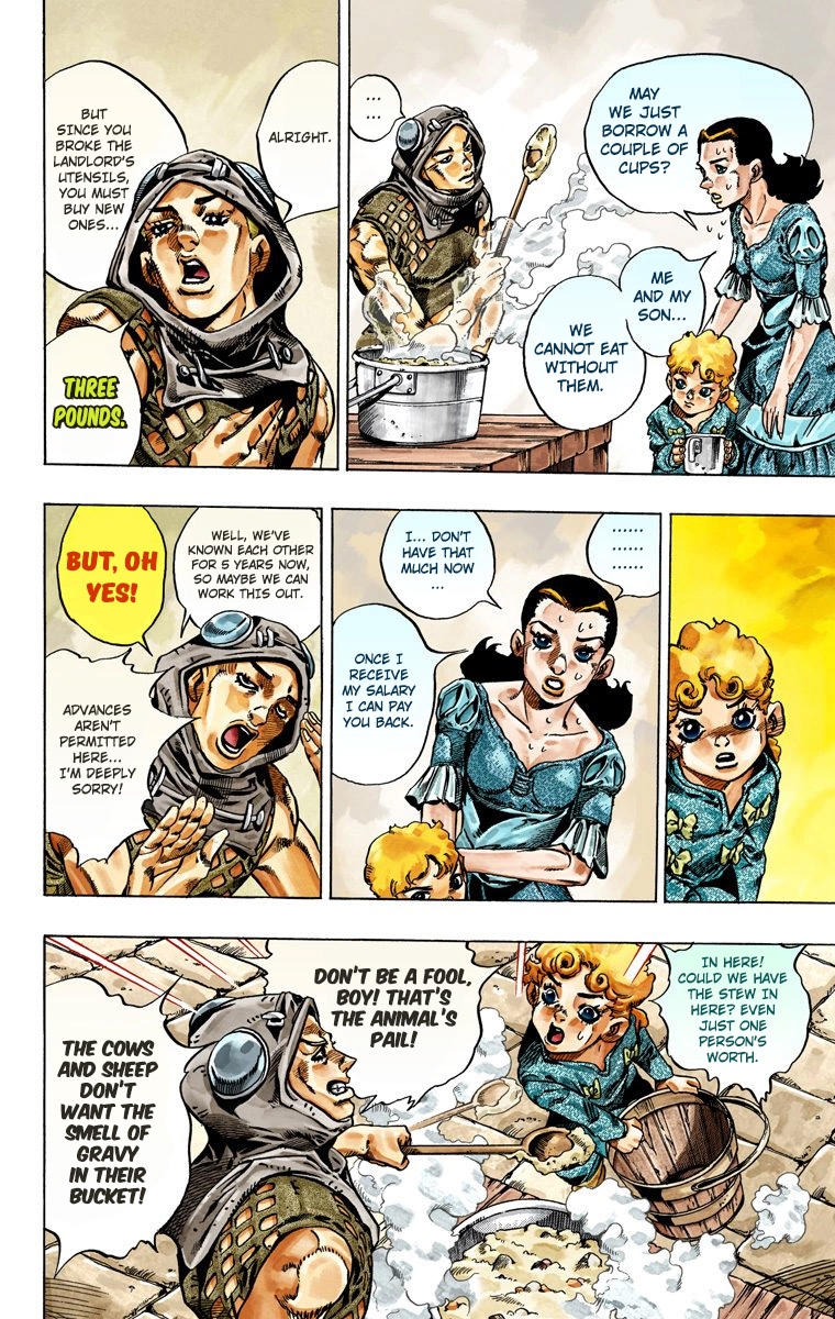 JoJo's Bizarre Adventure Steel Ball Run Colored Manga