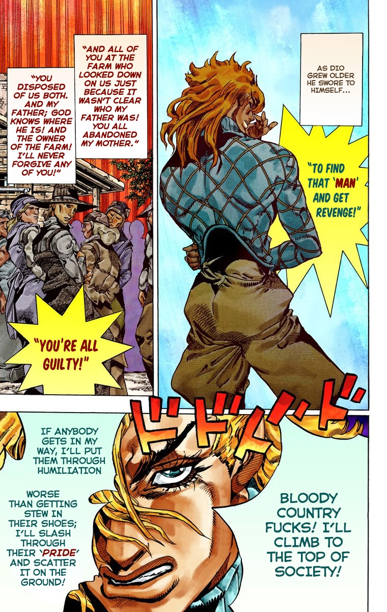 JoJo's Bizarre Adventure Steel Ball Run Colored Manga