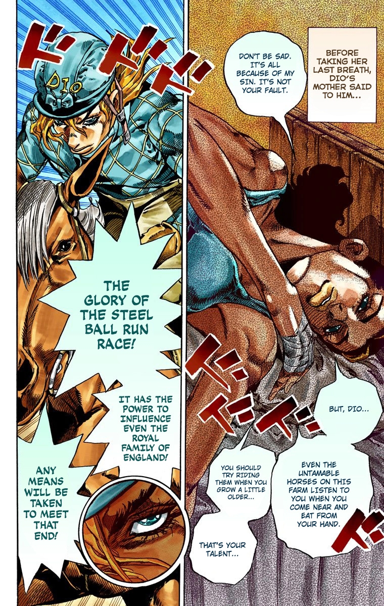 JoJo's Bizarre Adventure Steel Ball Run Colored Manga