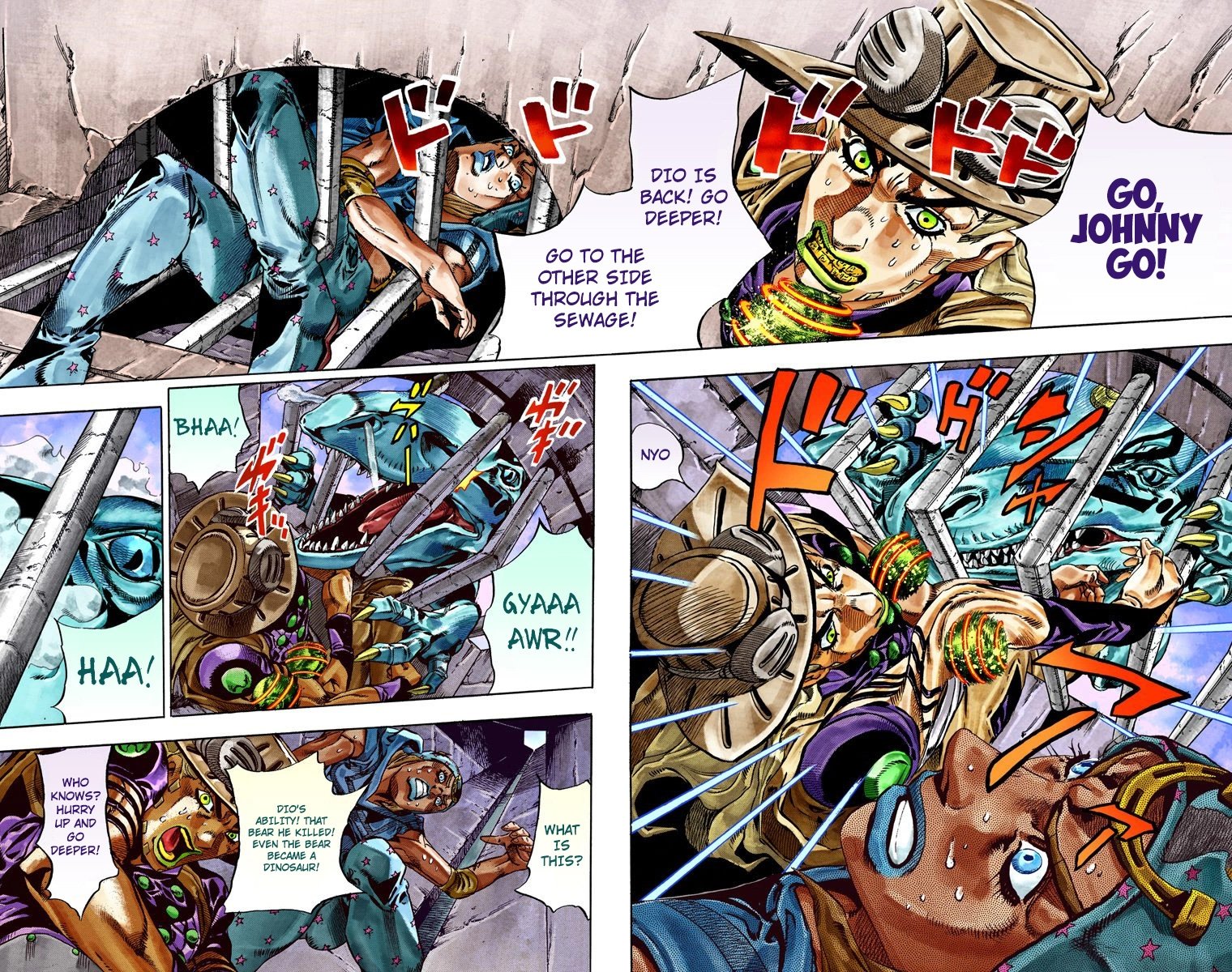 JoJo's Bizarre Adventure Steel Ball Run Colored Manga
