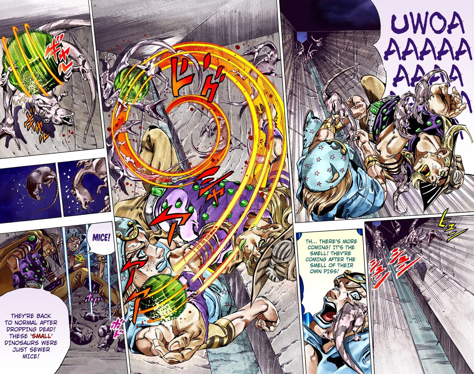 JoJo's Bizarre Adventure Steel Ball Run Colored Manga
