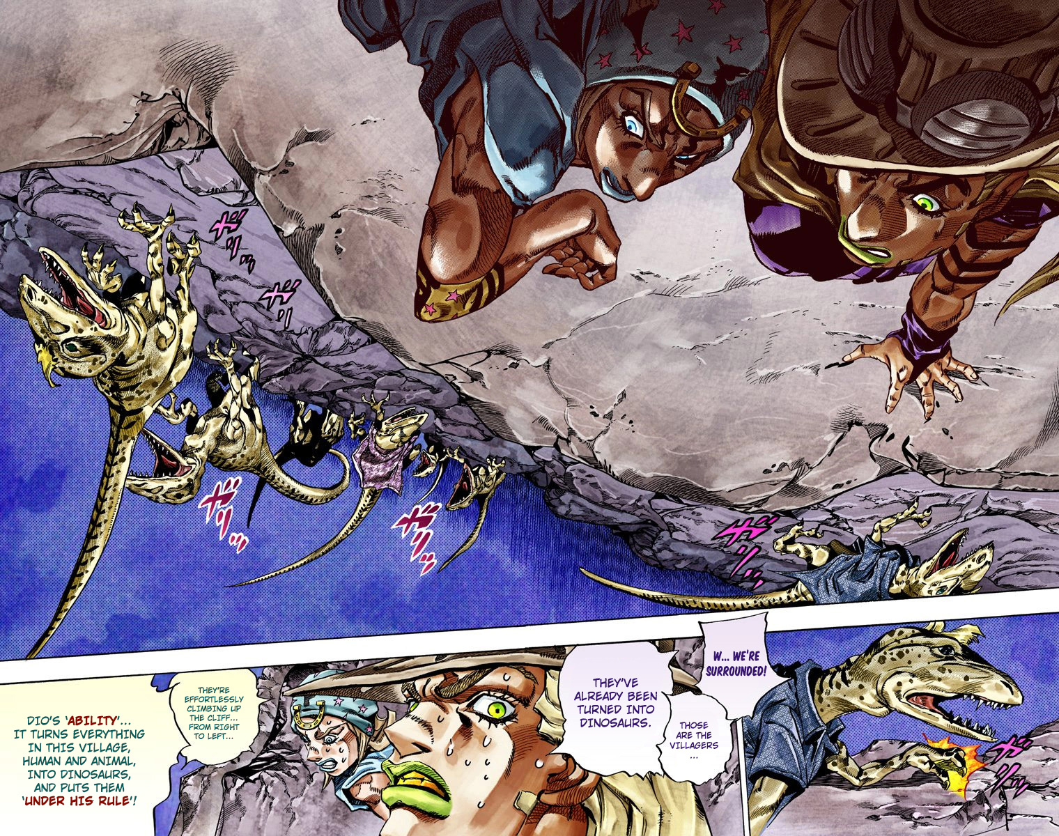 JoJo's Bizarre Adventure Steel Ball Run Colored Manga