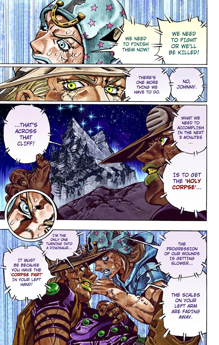 JoJo's Bizarre Adventure Steel Ball Run Colored Manga