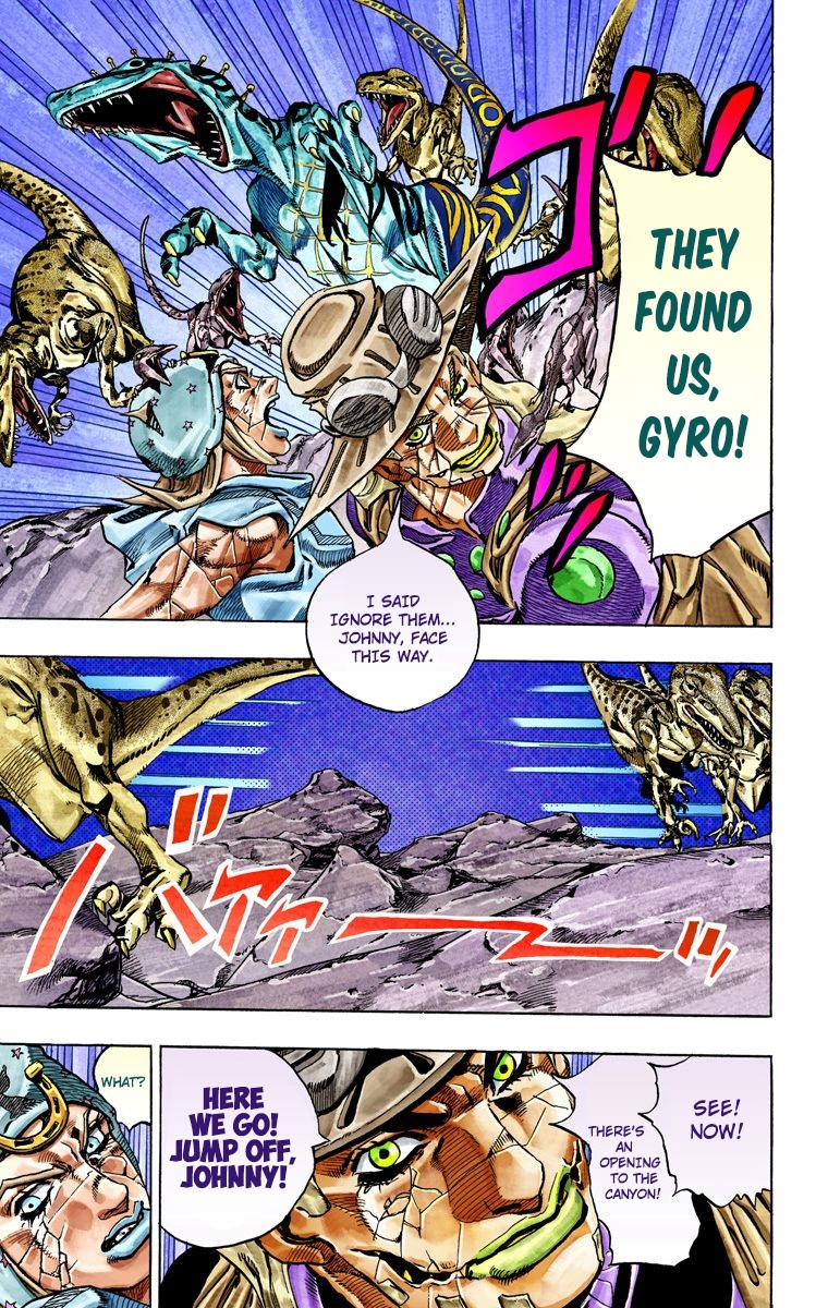 JoJo's Bizarre Adventure Steel Ball Run Colored Manga