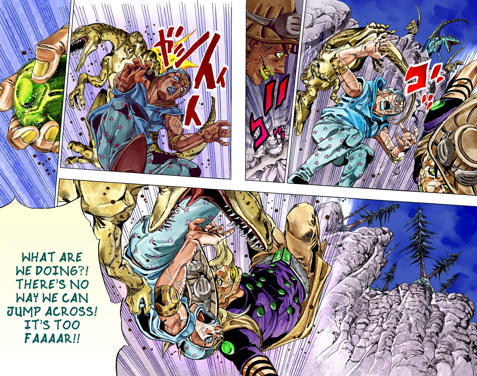 JoJo's Bizarre Adventure Steel Ball Run Colored Manga