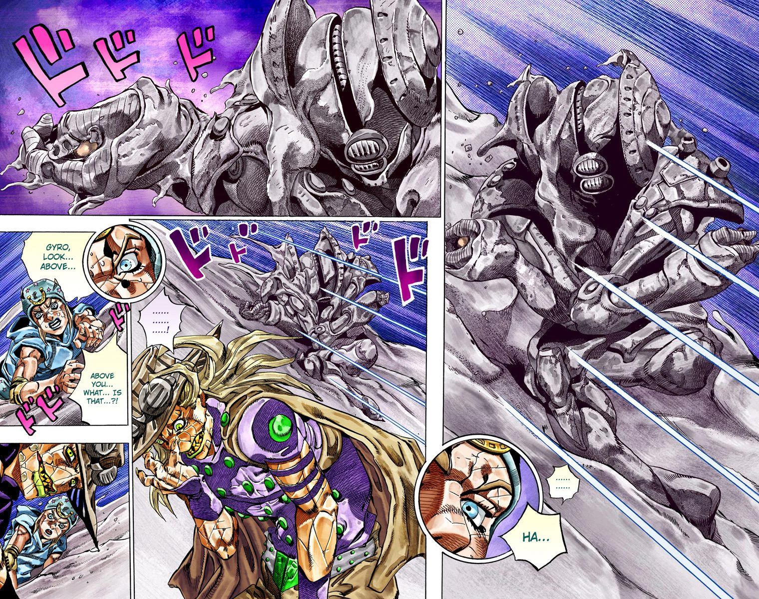 JoJo's Bizarre Adventure Steel Ball Run Colored Manga